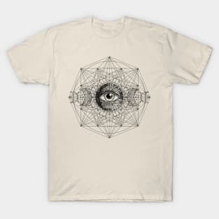 Sacred Geometry Eye of Providence Masonic Occult Esoteric Symbol T-Shirt